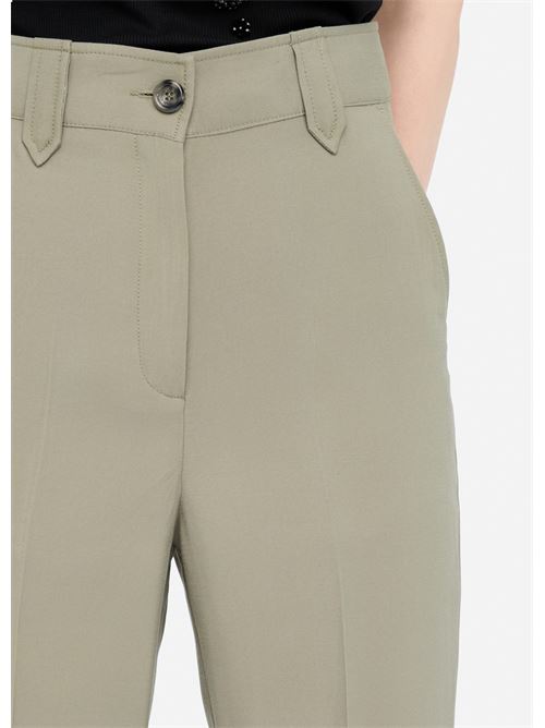 Pantaloni straight in gabardina Liu Jo | CF5224T011A.X0707